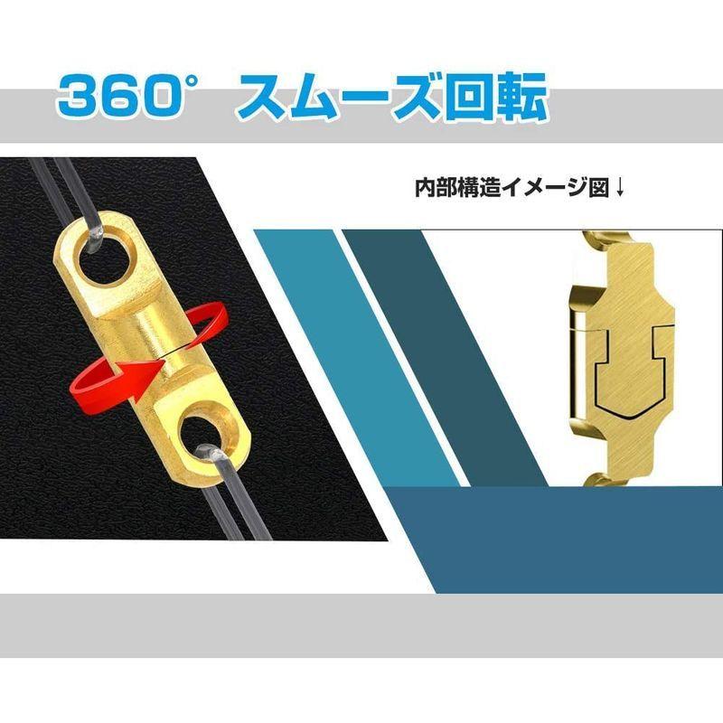 Amysports パワースイベル 真鍮製 釣り スイベル スナップ サルカン 高強度 海釣り 仕掛け 回転カン 手芸 Diy パーツ 5個 Purpleswallow 通販 Yahoo ショッピング