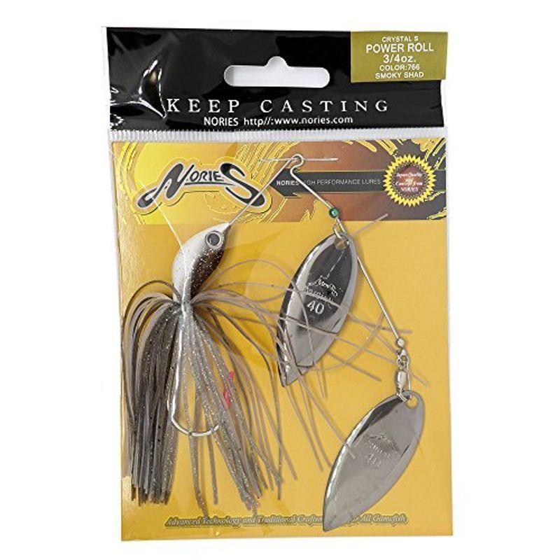 ノリーズ Nories スピナーベイト クリスタルsパワーロール 3 4oz スモーキーシャッド 766 ルアー Web限定カラー