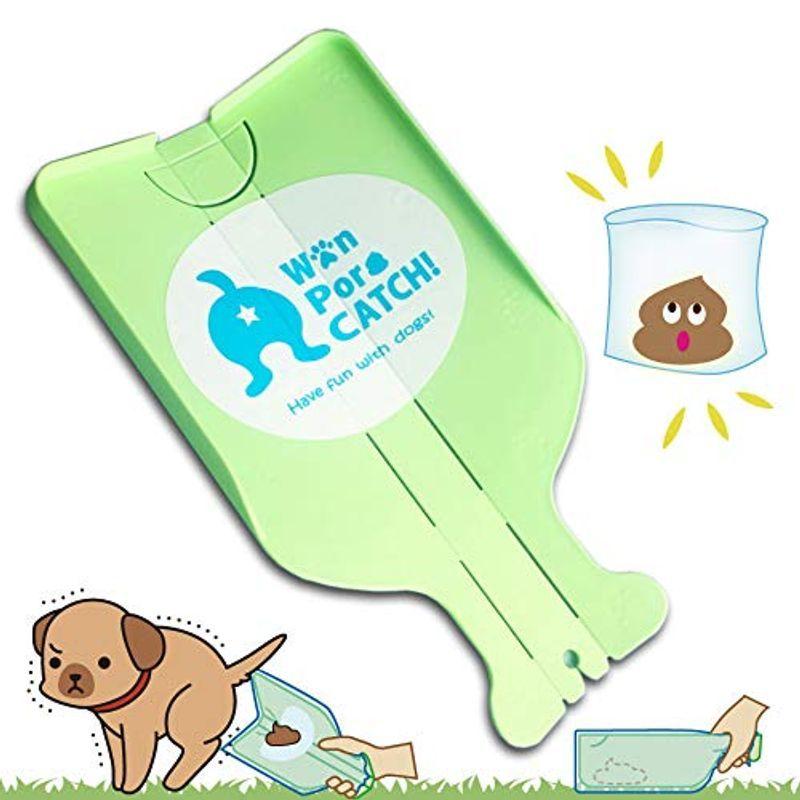 爆売り お散歩マナー上級者発明家が作った犬のふん取り具わんぽろキャッチ ブルー受け取る 拾う 両方できる お散歩便利グッズ 袋のセット簡単 うんち回 Wantannas Go Id