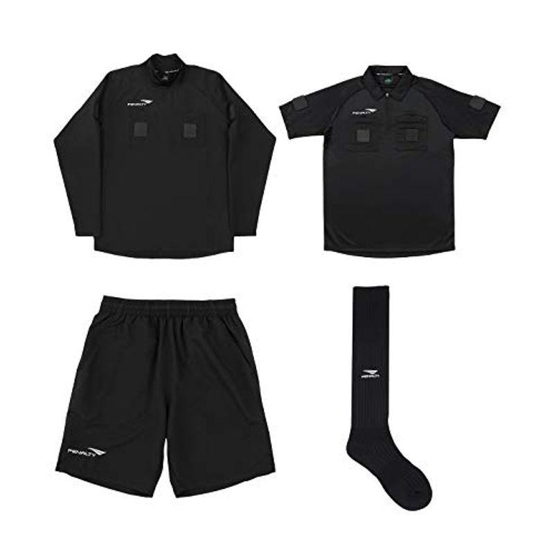 今月限定 特別大特価 ペナルティ メンズ サッカー レフリー 4点セット ブラック Pu0005 30 L Wantannas Go Id