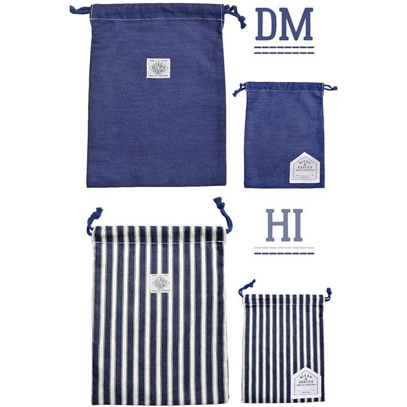 人気ブランドの新作 オーシャン グラウンド Oceanamp Ground 巾着袋 デニム Mサイズ 袋 バッグ 巾着 おしゃれ かわいい ブラン Wantannas Go Id