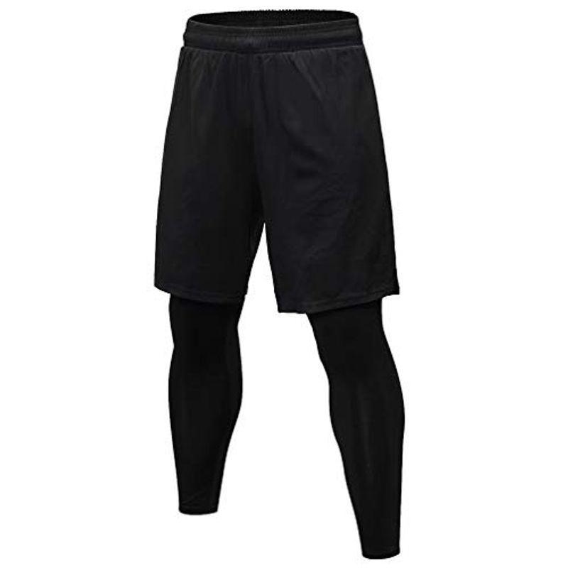 963円 人気ブランドの新作 Muxuryee メンズ スポーツタイツ コンプレッションタイツ ロング レギンス ランニングタイツ ストレッチパンツ 吸汗速乾 加圧 パワ