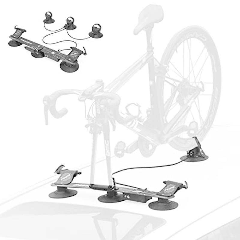 ROCKBROS(ロックブロス)サイクルキャリア 自転車用 ルーフキャリア 3台 吸盤ルーフラック 電動 真空吸着 クイックリリース用 ロー