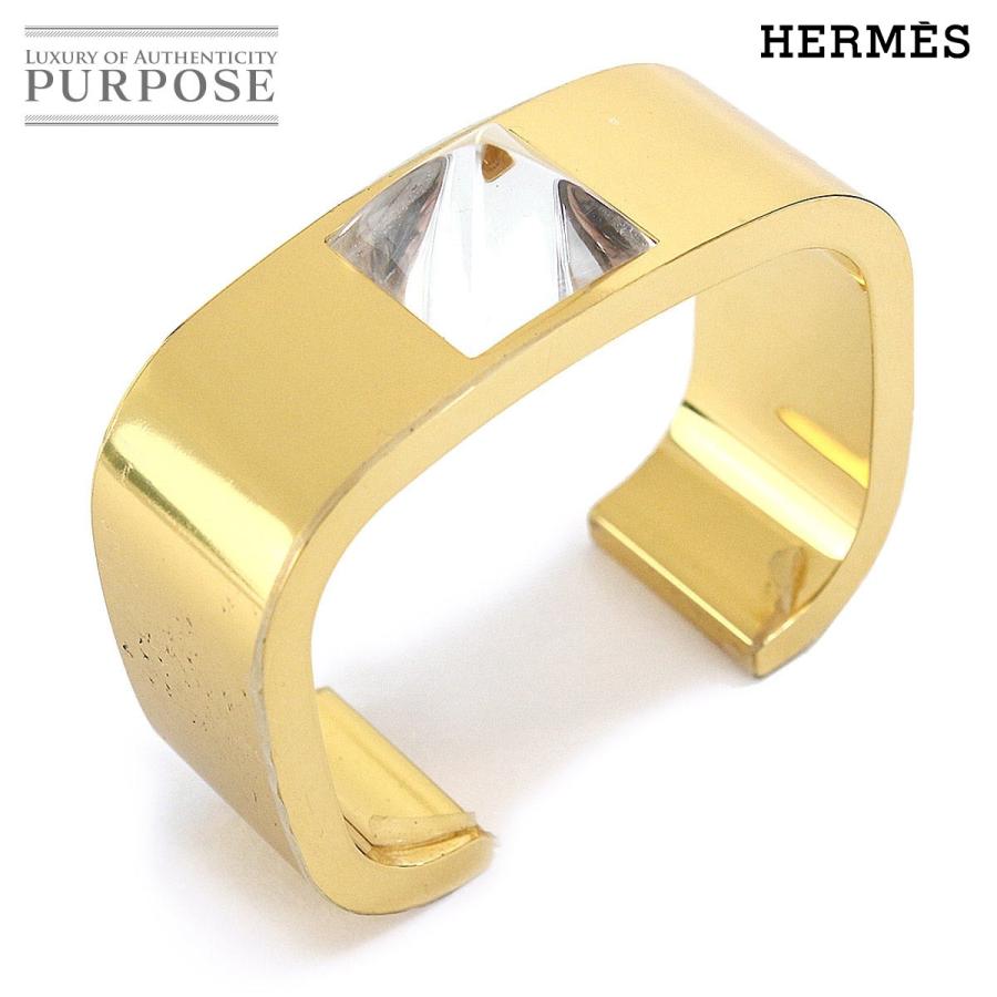 未使用 展示品 エルメス Hermes メドール ゴールド バングル Hermes ブレスレット ゴールド スタッズ アクセサリー