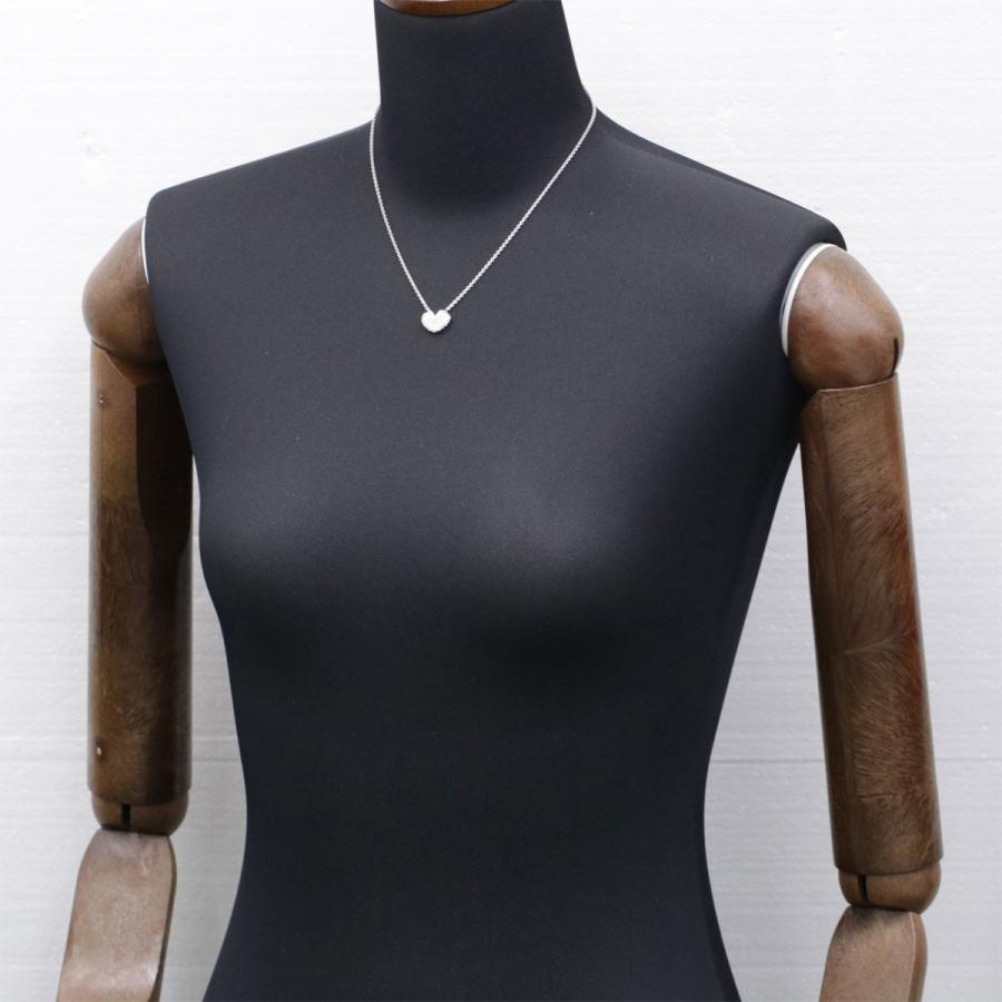 ルイ ヴィトン V ハート ダイヤ ネックレス K18wg 41cm 18金ホワイトゴールド 750 Louis Vuitton Purposeパーパス ヤフー店 通販 Yahoo ショッピング