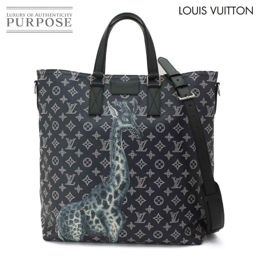 未使用 展示品 ルイ ヴィトン Louis Vuitton モノグラム サバンナ トート Mm 2way ショルダー バッグ チャップマン キリン M Supersport Tn
