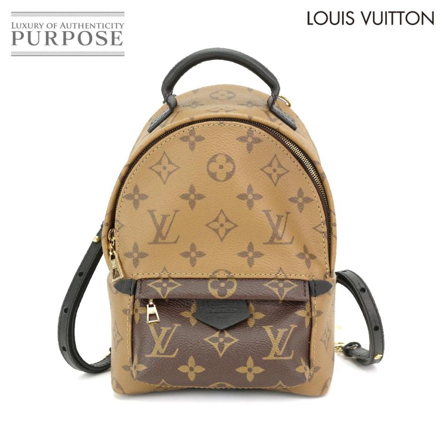 未使用 展示品 ルイ ヴィトン Louis Vuitton モノグラム リバース パームスプリングス バックパック ミニ リュックサック M Olhodaguadocasado Al Gov Br