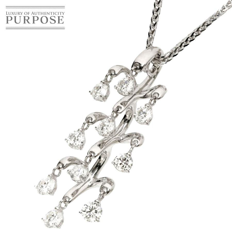 超格安価格 1 03ct レディースアクセサリー ネックレス ダイヤ K18wg 腕時計 アクセサリー ネックレス 18金ホワイトゴールド Purposeパーパス ヤフー店 ダイア 45cm