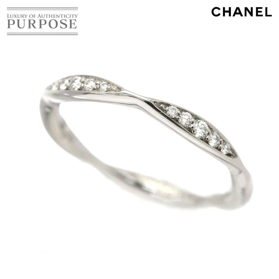 シャネル カメリア ハーフ エタニティ 48 ダイヤ リング Pt950 プラチナ 指輪 Chanel 証明書付き Purposeパーパス ヤフー店 通販 Yahoo ショッピング
