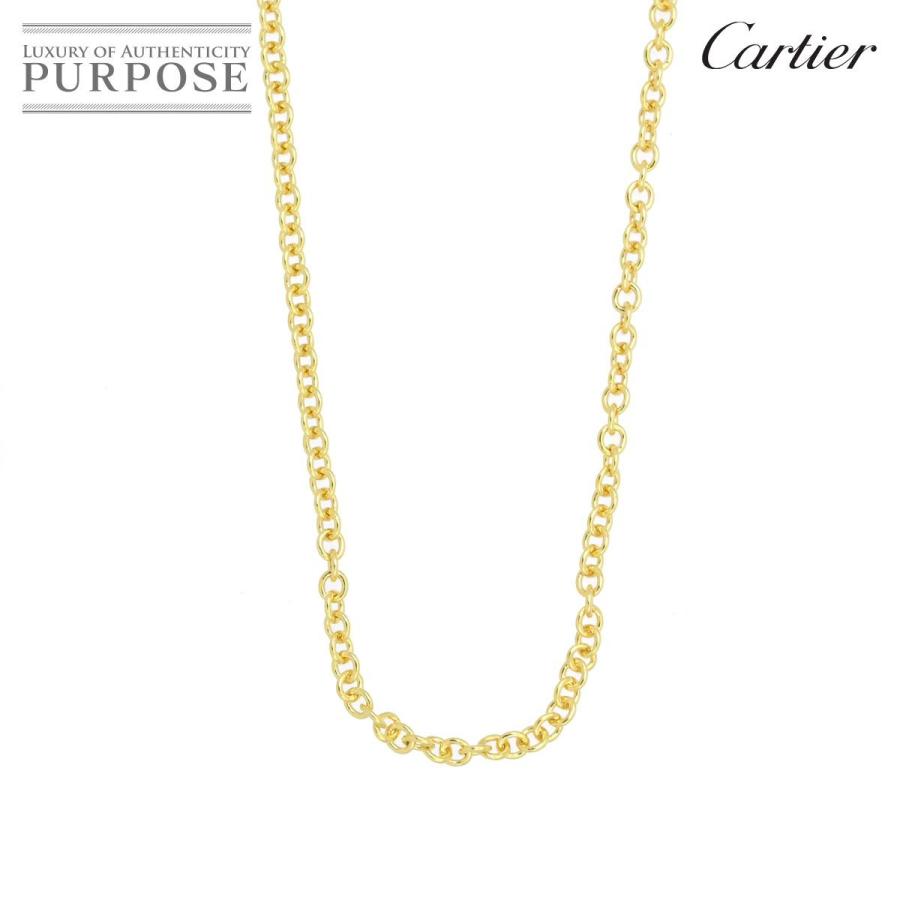 カルティエ Cartier チェーン ネックレス 49cm K18yg 18金イエローゴールド 750 証明書付き Purposeパーパス ヤフー店 通販 Yahoo ショッピング