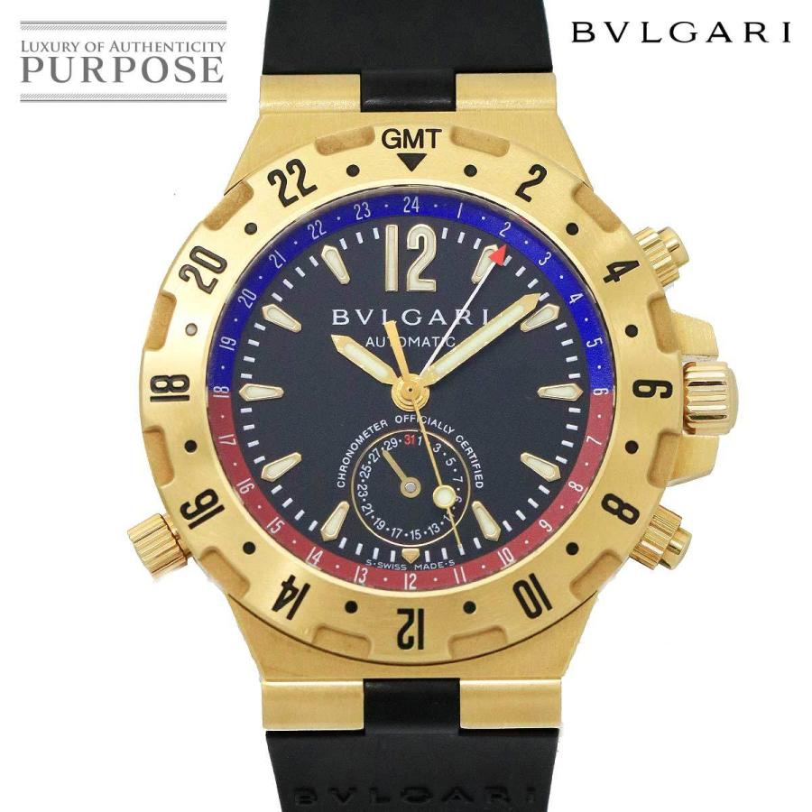 ブルガリ Bvlgari ディアゴノ プロフェッショナルgmt メンズ 腕時計 Gmt40g ブラック 文字盤 K18yg イエローゴールド オートマ 自動巻き ウォッチ 90116075 Purposeパーパス ヤフー店 通販 Yahoo ショッピング