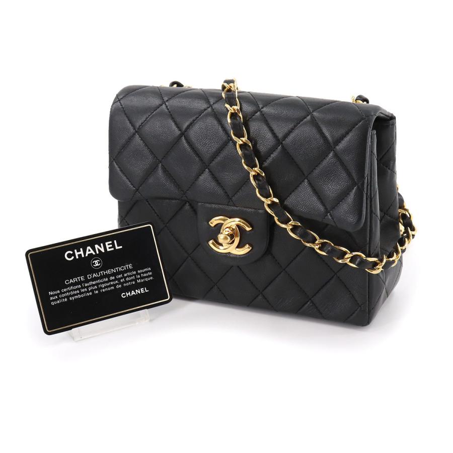 シャネル Chanel ミニ マトラッセ チェーン ショルダー バッグ レザー ブラック A ゴールド 金具 ヴィンテージ Purposeパーパス ヤフー店 通販 Yahoo ショッピング