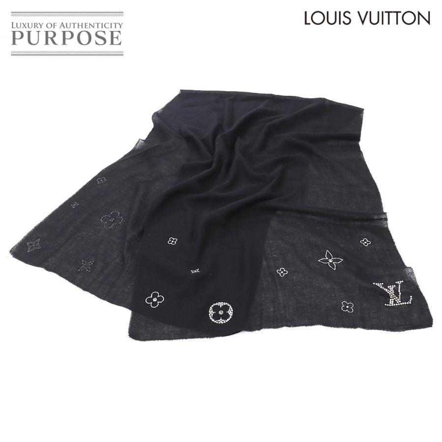 即日発送】 エトールモンテカルロ スワロフスキー カシミヤ100 vuitton louis - マフラー/ショール 即日発送】 エトールモンテカルロ スワロフスキー カシミヤ100 vuitton louis - マフラー/ショール