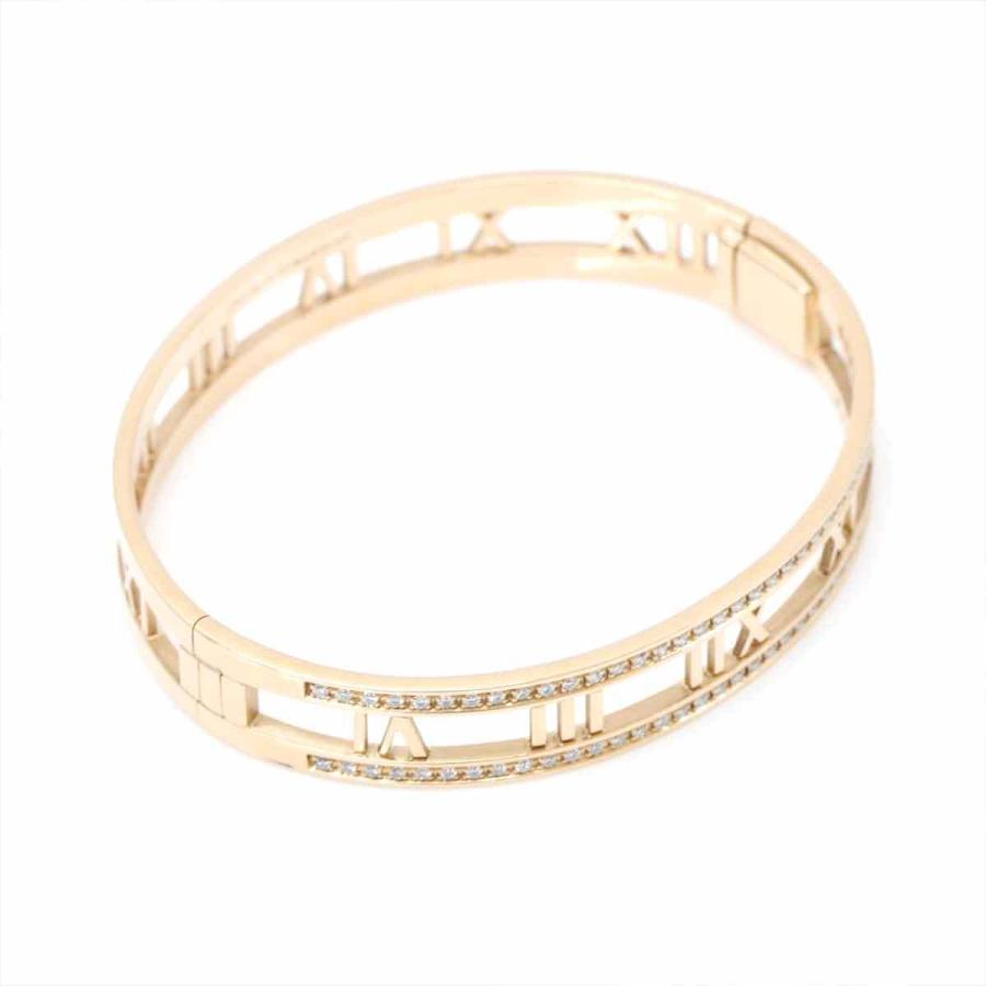 最新人気 ティファニー Tiffany Co オープン アトラス ブレスレット ダイヤ 17 5cm K18 Pg ピンクゴールド 750 バングル Atlas Bracelet 超美品 Zoetalentsolutions Com