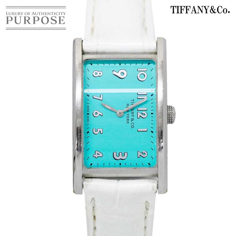ティファニー Tiffany Co イーストウエスト ミニ レディース 腕時計 ブルー 文字盤 クォーツ ウォッチ East West Mini Purposeパーパス ヤフー店 通販 Yahoo ショッピング