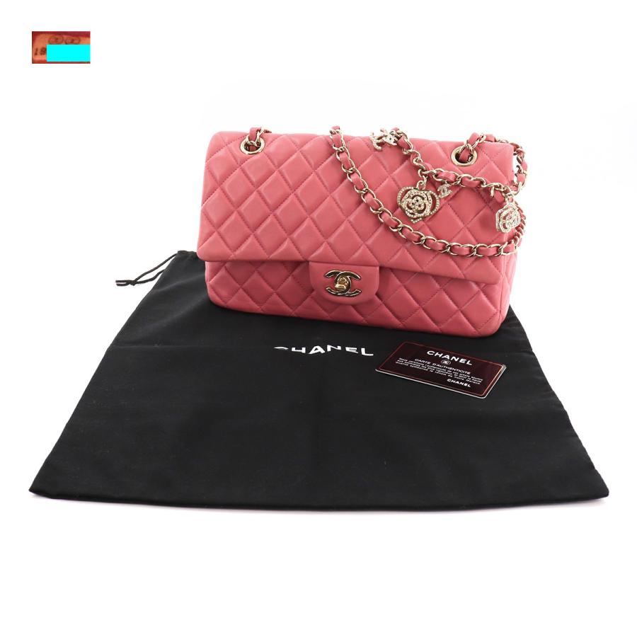 シャネル Chanel マトラッセ 25 チェーン ショルダー バッグ レザー ピンク 0214 バレンタイン限定 ゴールド 金具 Matelasse 25 Bag Purposeパーパス ヤフー店 通販 Yahoo ショッピング