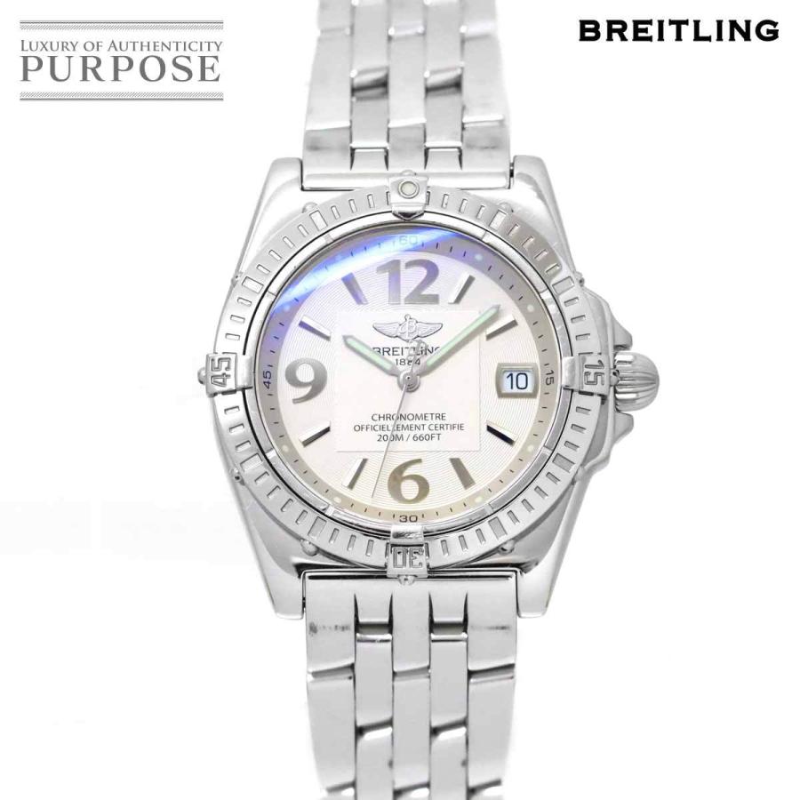 最安価格 腕時計 レディース 7346 カリスト Breitling ブライトリング 腕時計 レディース 7346 カリスト ブライトリング シルバー Calisto ウォッチ クォーツ デイト 文字盤 レディース腕時計 Gvcomrec Com