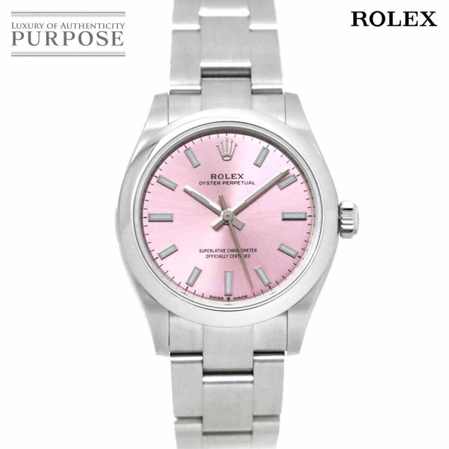 21新春福袋 レディース ルーレット ランダム番 2770 31 オイスターパーペチュアル Rolex ロレックス 腕時計 ランダム番 オイスターパーペチュアル ロレックス 腕時計 Perpetual Oyster ウォッチ 自動巻き オートマ 文字盤 ピンク レディース腕時計 Www