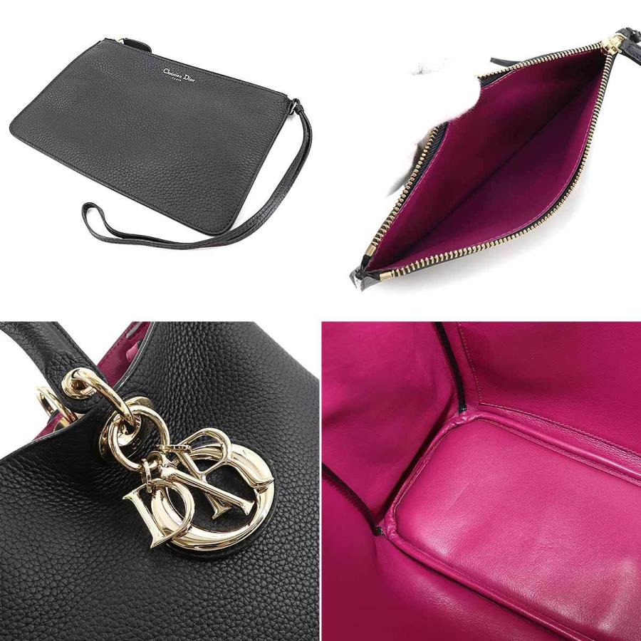 最新商品  ゴールド金具 (ブラック) バッグ 2way ディオリッシモ Dior ハンドバッグ