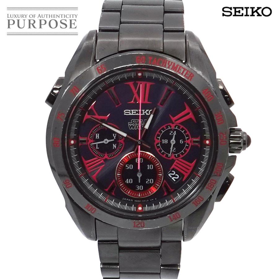 最終決算 腕時計 メンズ SAGA127 モール ダース スターウォーズ ブライツ SEIKO セイコー クロノグラフ 90141343 Brightz 8B82-0AK0 800本限定 腕時計