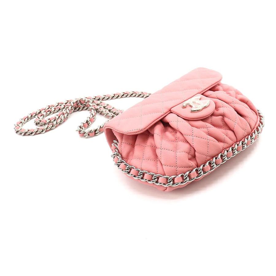 超歓迎 アラウンド チェーン マトラッセ ラグジュアリー Chanel シャネル 展示品 未使用 ショルダー Bag Matelasse Luxury 9914 ピンク レザー バッグ ショルダーバッグ 商品到着後 レビューを 書きます 商品代金より1 000円off Pathwaysfl Org