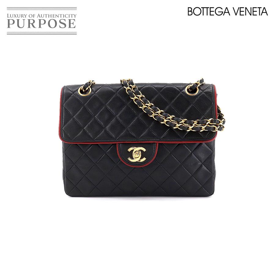 シャネル Chanel マトラッセ バッグ チェーン ショルダー ショルダー バッグ レザー ブラック ショルダーバッグ レッド Matelasse ゴールド 金具 ヴィンテージ Bag Purposeパーパス ヤフー店 新品未読品