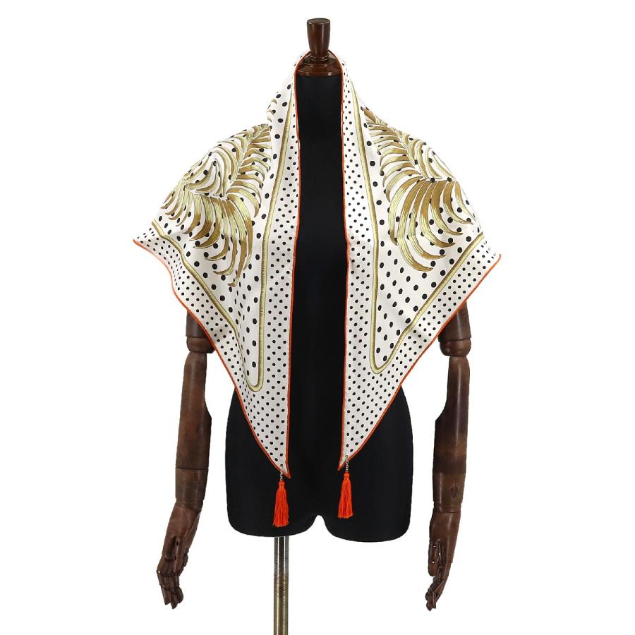 未使用 展示品 エルメス HERMES カレ ポワン トゥ 三角スカーフ TIGRE ROYAL 王者の虎 シルク 100% マルチカラー Carre 90170078 :90170078:PURPOSEパーパス・ヤフー店 通販 新品★AA. スカーフ パックスカーフ ネックスカーフ ロングスカーフ