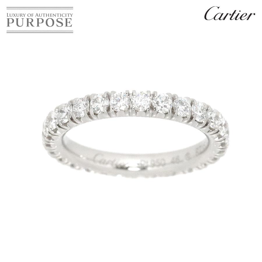 カルティエ Cartier エタンセル #46 リング ダイヤ Pt プラチナ フルエタニティ 指輪 Diamond Ring