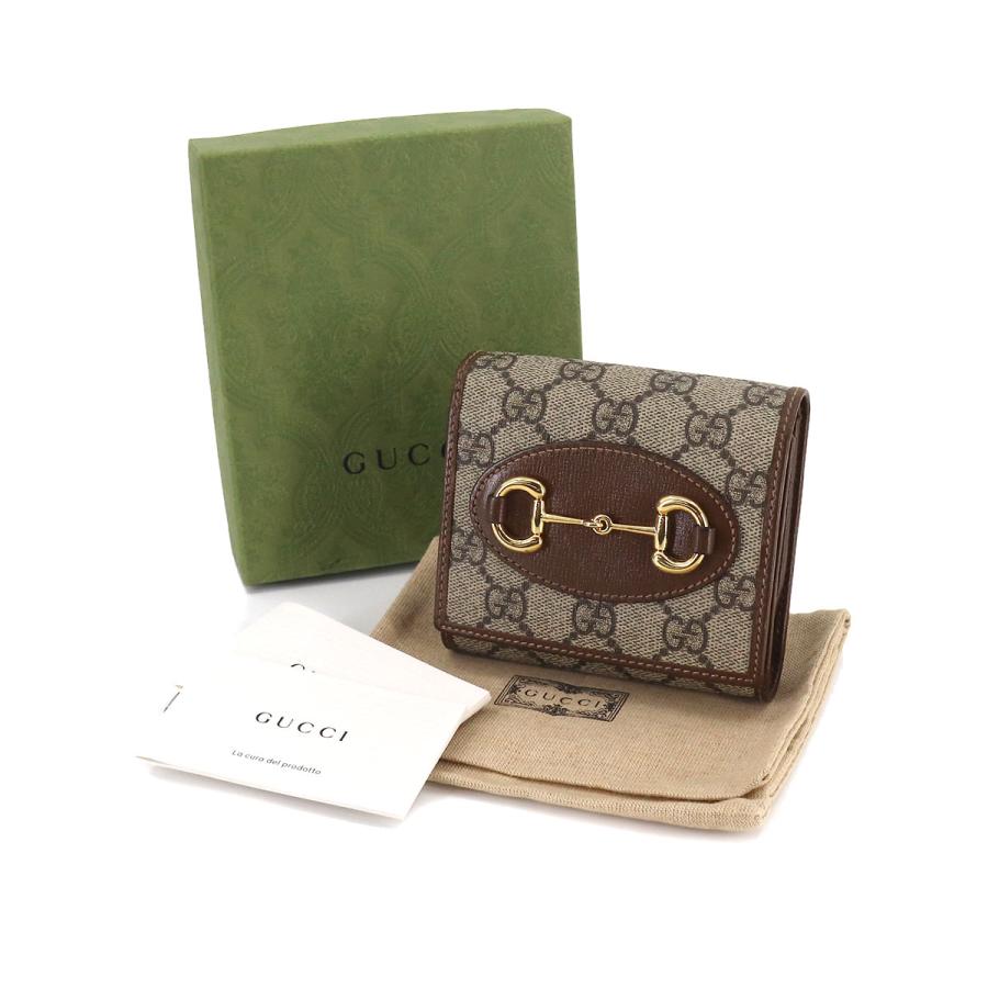 グッチ GUCCI ホースビット 1955 二つ折り 財布 コンパクト ウォレット