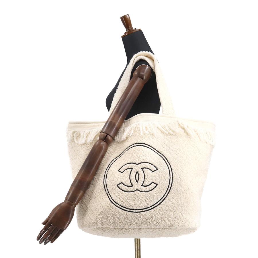 未使用 展示品 シャネル CHANEL ビッグココマーク フリンジ ビーチ