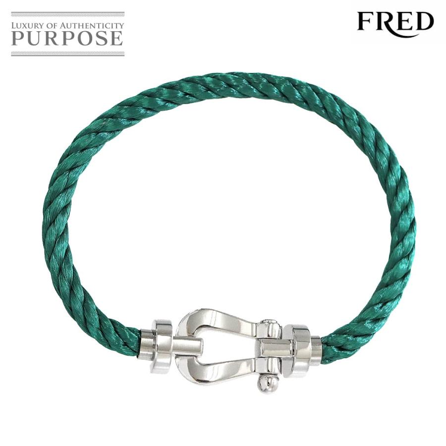 フレッド FRED フォース10 ブレスレット #15 ラージ LM K18 WG ホワイトゴールド 750 Force 10 Bracelet  90176924 :90176924:PURPOSEパーパス・ヤフー店 - 通販 - Yahoo!ショッピング