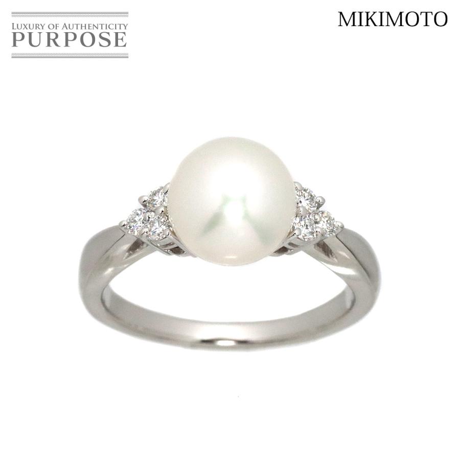 ミキモト MIKIMOTO 16号 リング アコヤ真珠 9.0mm ダイヤ Pt プラチナ パール 指輪 Akoya Pearl Ring  90178686 : 90178686 : PURPOSEパーパス・ヤフー店 - 通販 - Yahoo!ショッピング