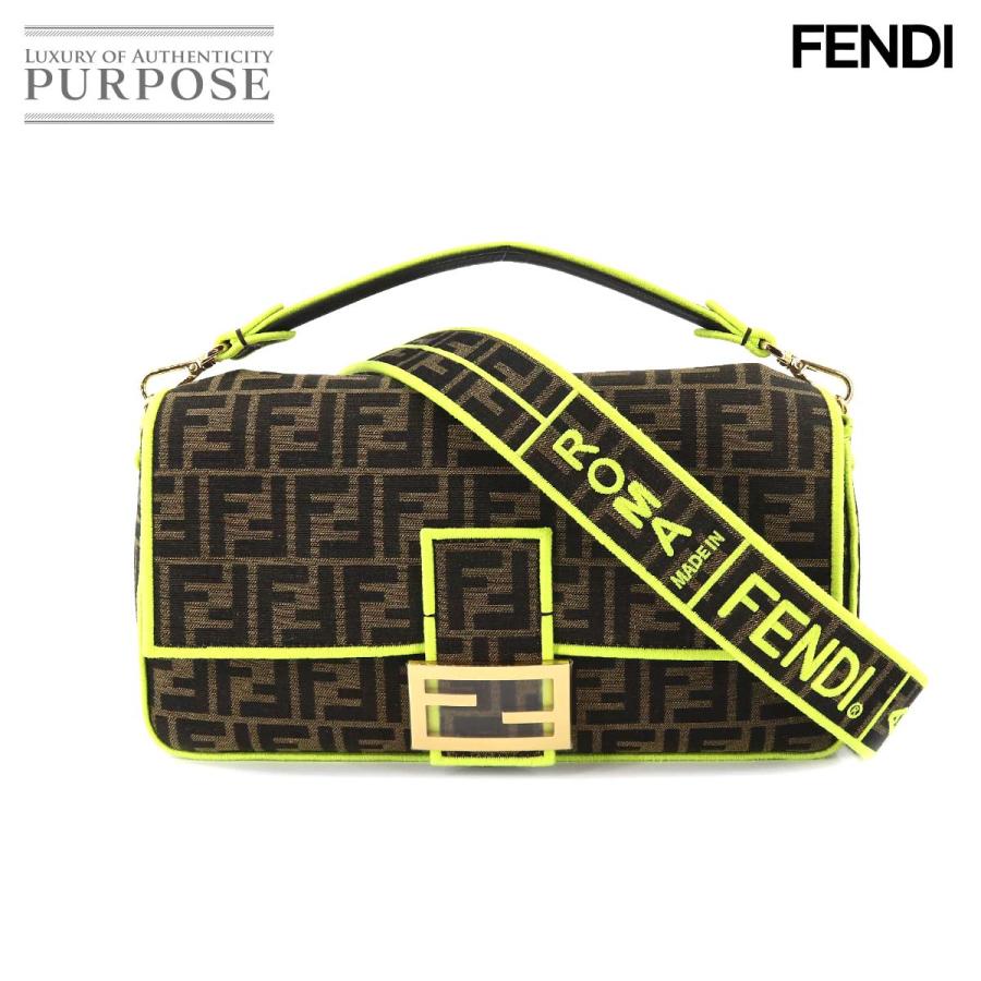未使用 展示品 フェンディ FENDI ズッカ柄 マンマバケット ラージ 2way