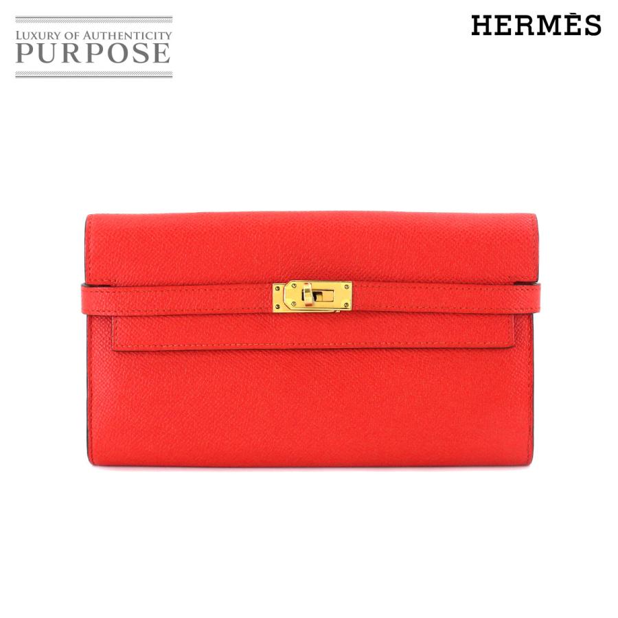 未使用 展示品 エルメス HERMES ケリー ウォレット 二つ折り 長財布