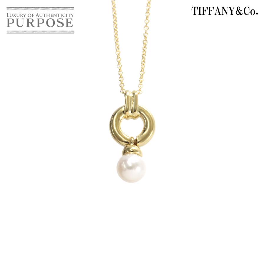 ティファニー TIFFANY&Co. ドアノック アコヤ真珠 6.4mm ネックレス