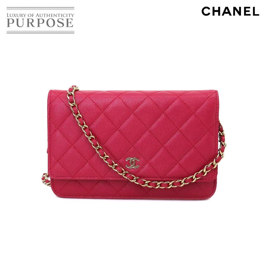 新品同様 シャネル CHANEL マトラッセ クラシック チェーン ウォレット