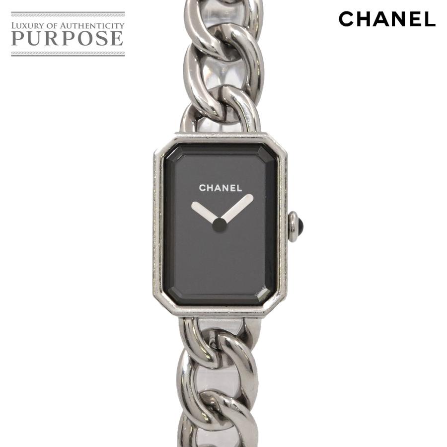 シャネル CHANEL プルミエール 22mm H3248 レディース 腕時計 ブラック