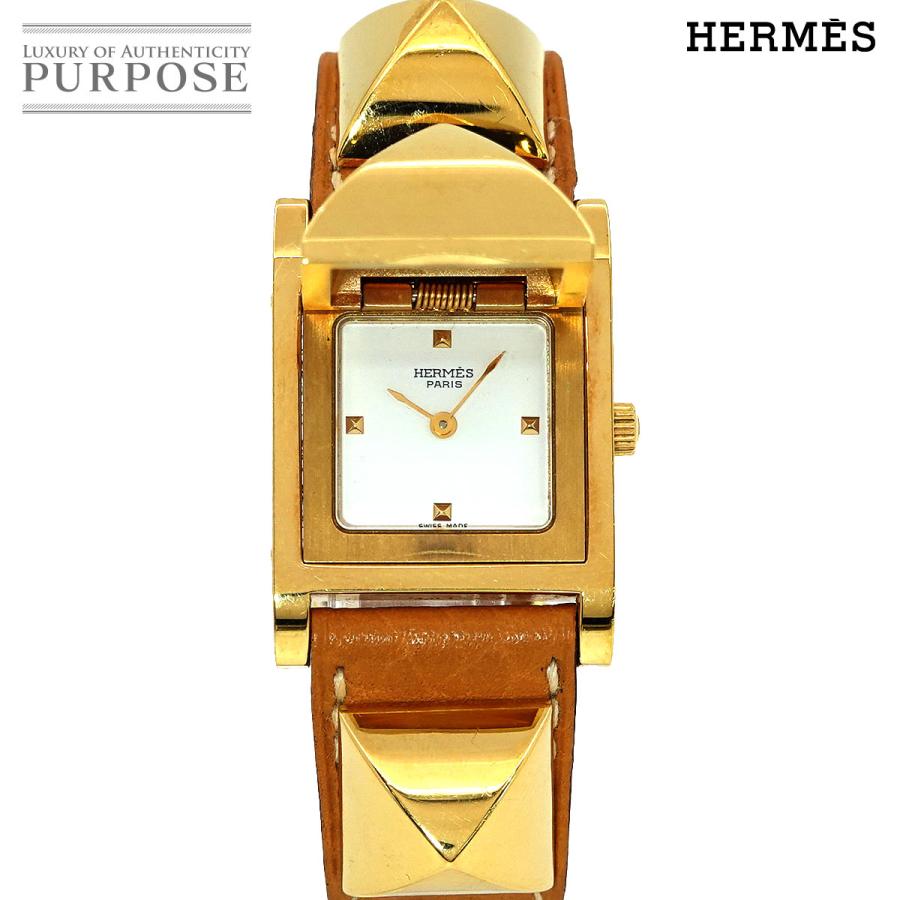 オープニング大放出セール hermes エルメス メドール 3連腕時計