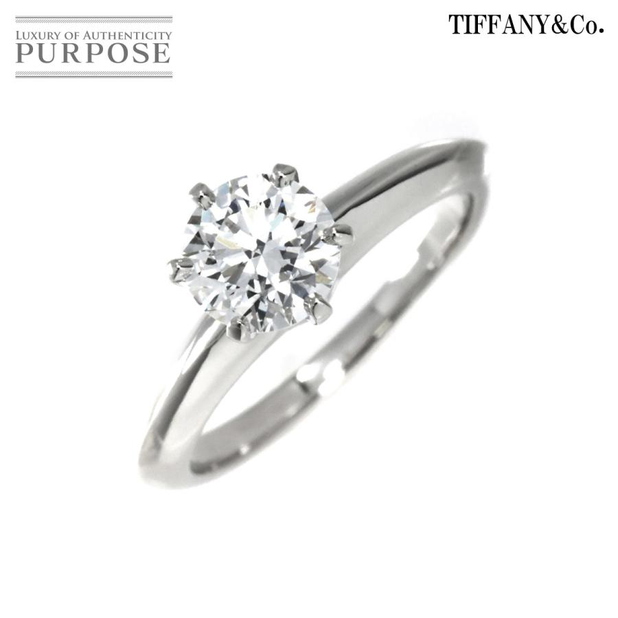 ティファニー TIFFANY&CO. ソリティア ダイヤ 1.05ct G/VS2/3EX 11.5号 