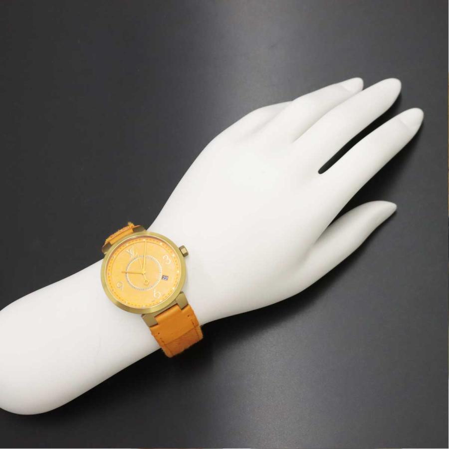 証明書＆箱付 ルイヴィトン タンブール スリム グラフィット メンズ腕時計 証明書＆箱付 ルイヴィトン タンブール スリム グラフィット