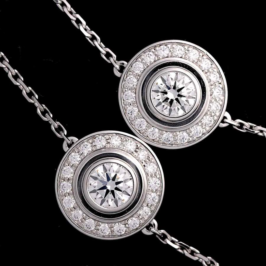 カルティエ Cartier ダムール ステーション ロング ダイヤ ネックレス 
