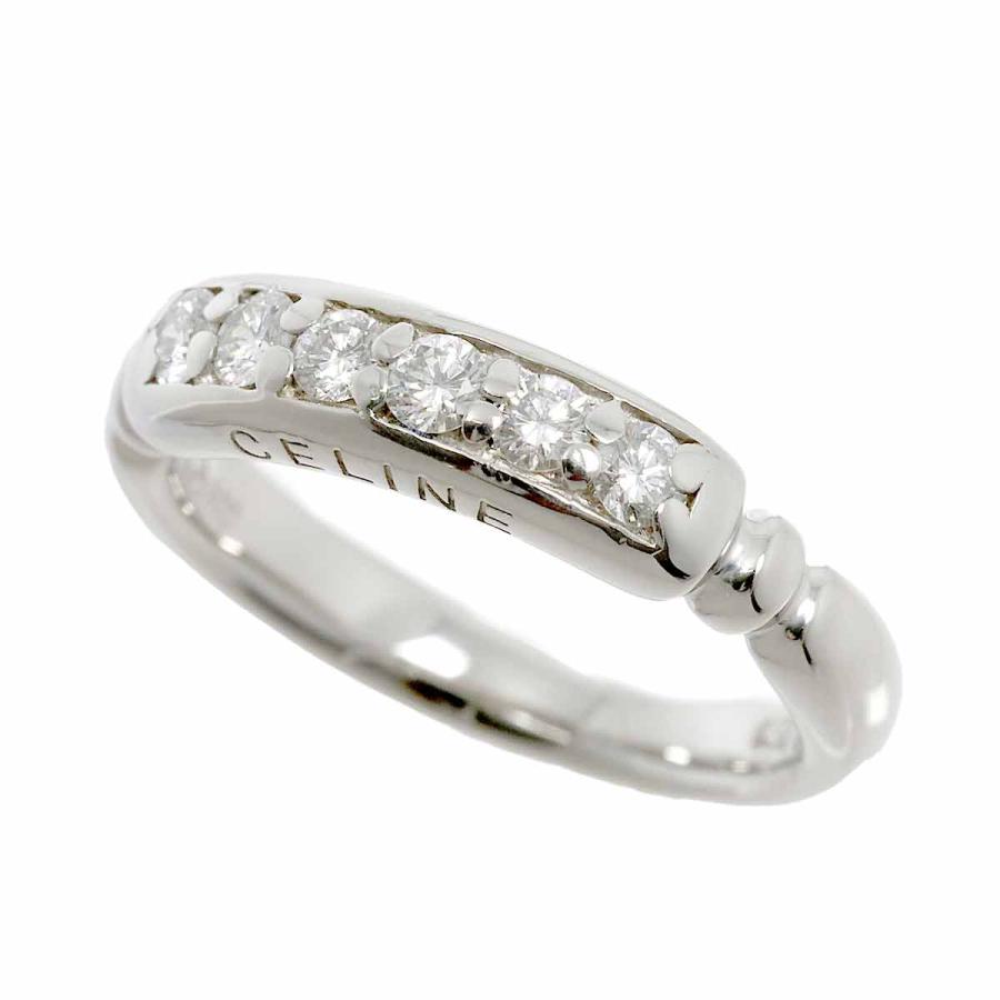 セリーヌ CELINE 10号 リング ダイヤ 0.32ct Pt プラチナ 指輪 Diamond Ring 90210803｜purpose-inc｜03