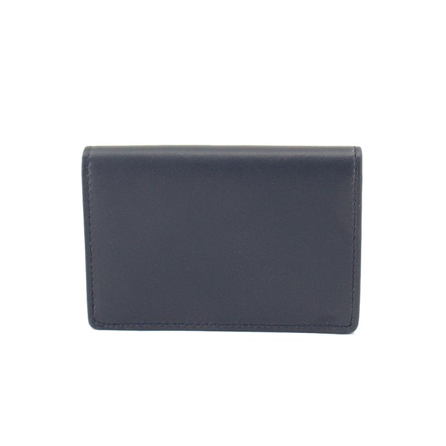 未使用 展示品 カルティエ Cartier マスト ドゥ カルティエ カードケース 名刺入れ レザー ネイビー L3001804 Card