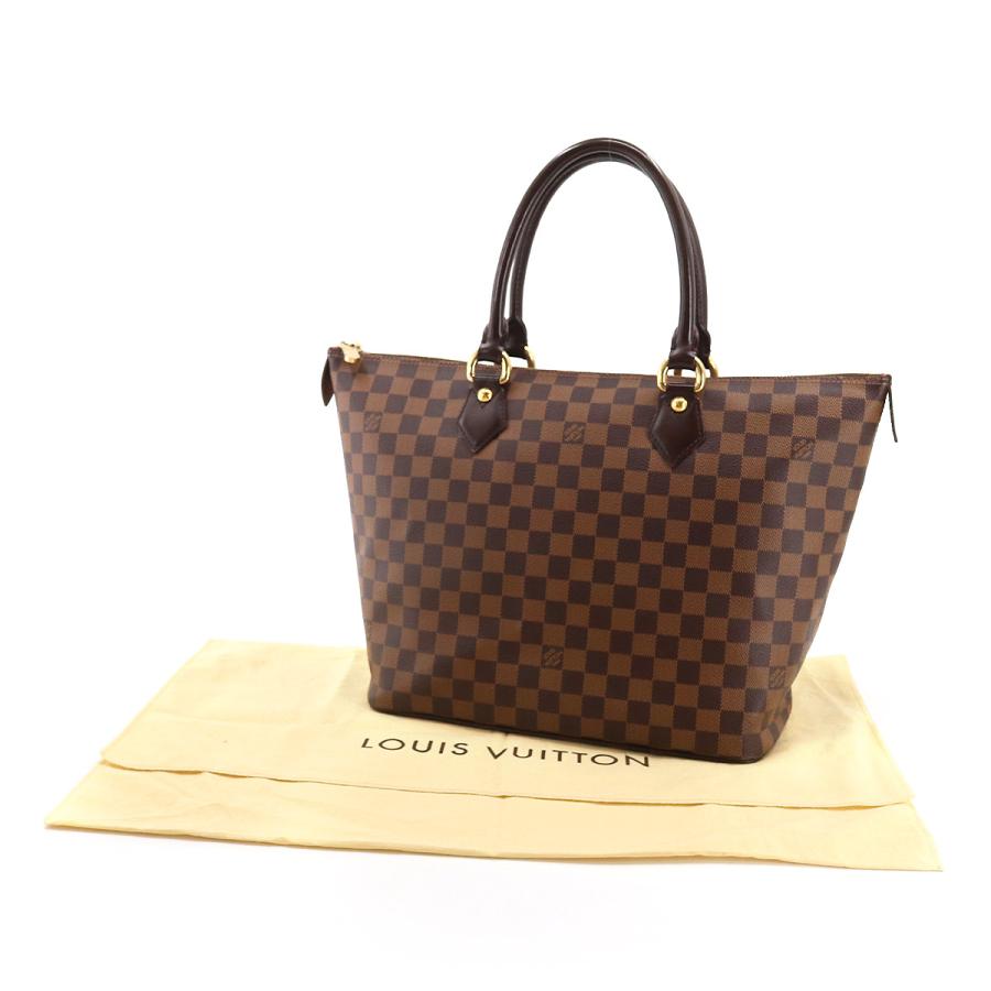 ルイ ヴィトン LOUIS VUITTON ダミエ サレヤ MM トート バッグ エベヌ N51182 ゴールド 金具 Damier Saleya MM 90211031｜purpose-inc｜09