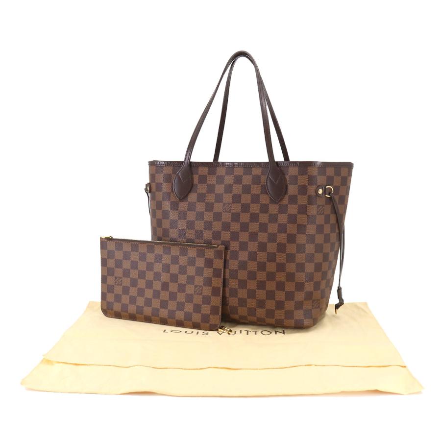 ルイ ヴィトン LOUIS VUITTON ダミエ ネヴァーフル MM トート バッグ エベヌ スリーズ N41358 ゴールド 金具 90211053｜purpose-inc｜09