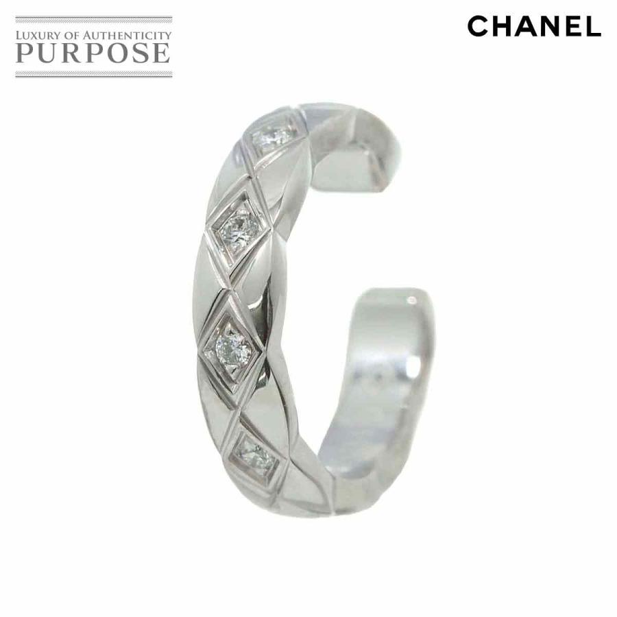 シャネル CHANEL ココクラッシュ ダイヤ イヤーカフ K18 WG 750 片方のみ 片耳 Coco Crush Ear cuff【証明