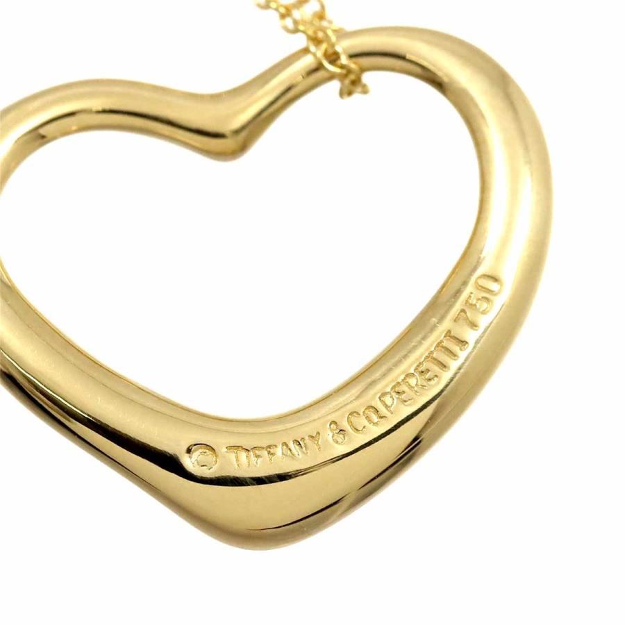 ティファニー TIFFANY&Co. オープンハート 22mm ネックレス 40cm K18 YG イエローゴールド 750 Open Heart Necklace 90214915｜purpose-inc｜05