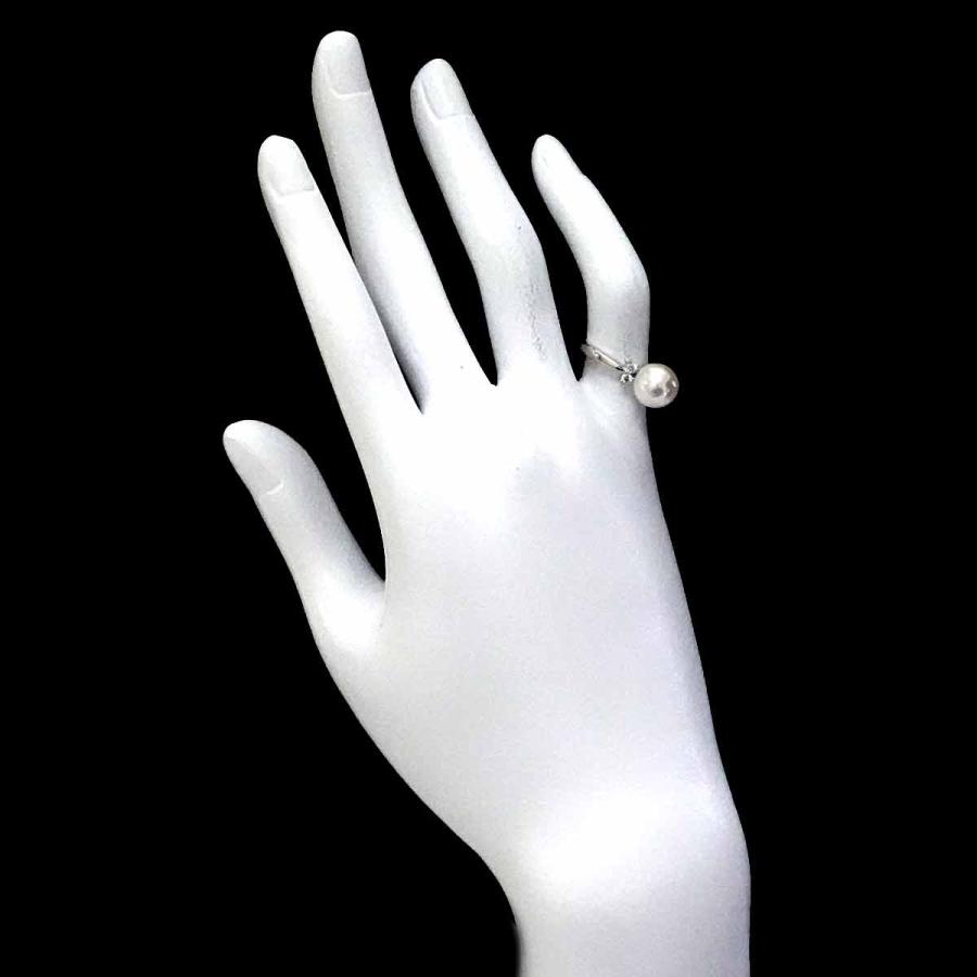 ミキモト MIKIMOTO 8号 リング アコヤ真珠 8.8mm ダイヤ Pt プラチナ パール 指輪 Akoya Pearl Ring 90216747｜purpose-inc｜06