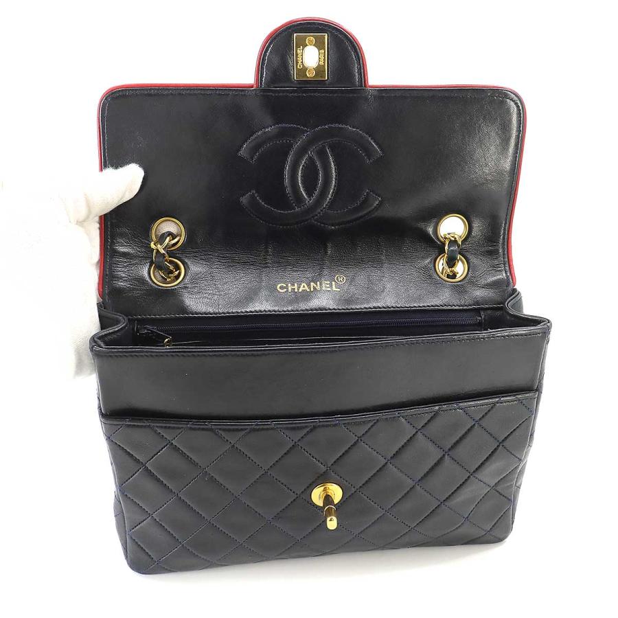 CHANEL CC パテントレザー チェーン ショルダーバッグ 斜め掛け 48