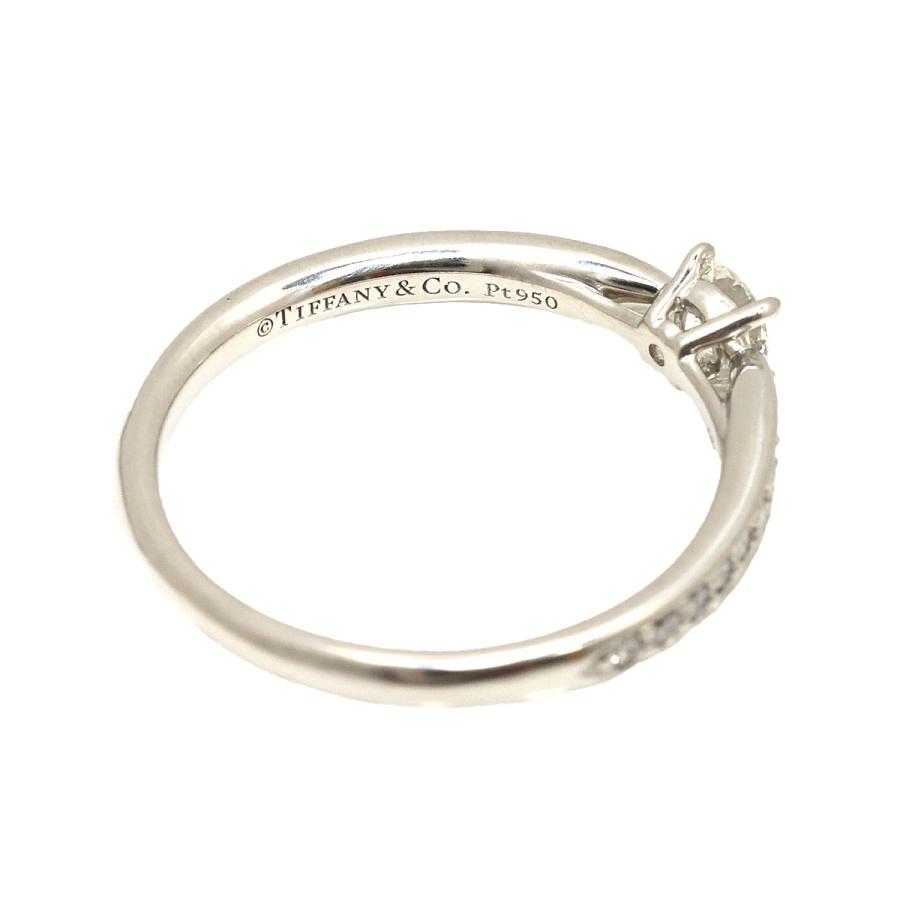 ティファニー TIFFANY&CO. ハーモニー ダイヤ 0.22ct I/VVS1/3EX 11号 リング Pt プラチナ 指輪 Harmony Ring 【鑑定書付き】 90221249｜purpose-inc｜02